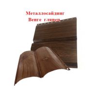 Металлосайдинг Блок Хаус/Доска Венге глянец