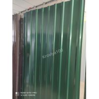 Профнастил зеленый глянец  ПК 14 мм 0.35 мм 1.5/1.7/2 м Ral 6005 кровельный  