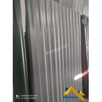 Профнастил кровельный металлик Ral 9006 ПК 14 мм 0.35мм 2 м 